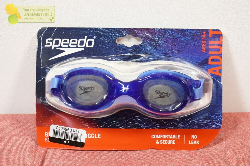 Speedo Adult Boomerang Swim Goggles Cosmic Purple/Gray Ages 14+